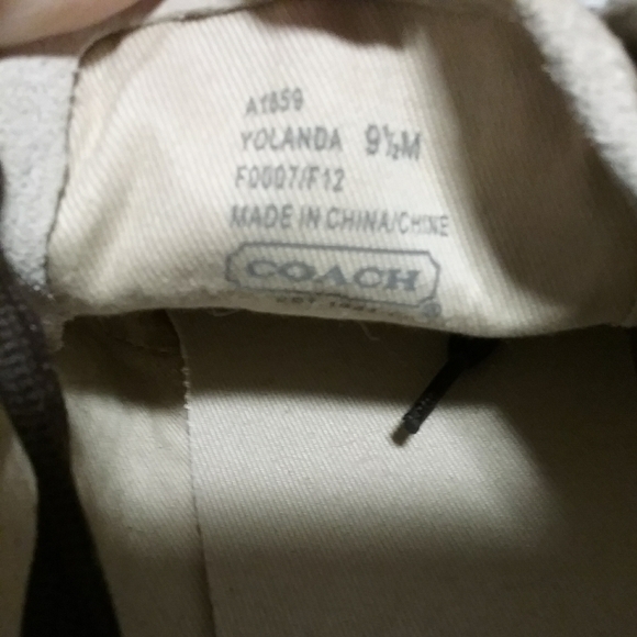 Authentic Coach Shoes - Picture 5 of 5